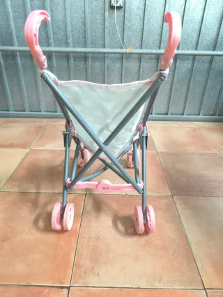 Silleta/Cochecito de juguete nubes mint