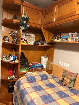 Habitación puente madera