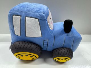 Peluche Tractor Azul Dibujos Animados