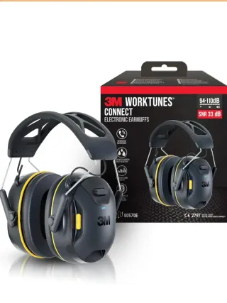 3M WorkTune Auriculares Protección Auditiva