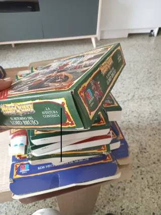 HERO QUEST y SPACE CRUSSADE lote cajas.