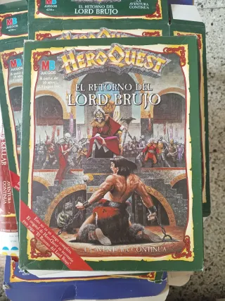 HERO QUEST y SPACE CRUSSADE lote cajas.