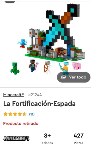 LEGO Minecraft 21244 El Ataque del Dragón