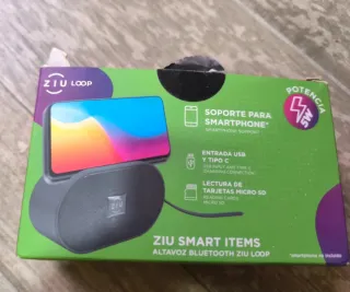 Altavoz Bluetooth Ziu Loop Soporte Smartphone