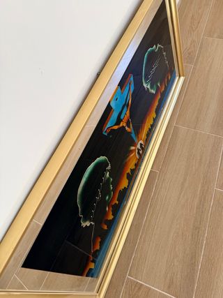 Cuadro religioso marco dorado