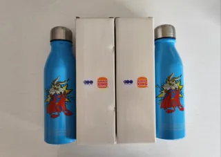 Botellas Agua Burger King Superman