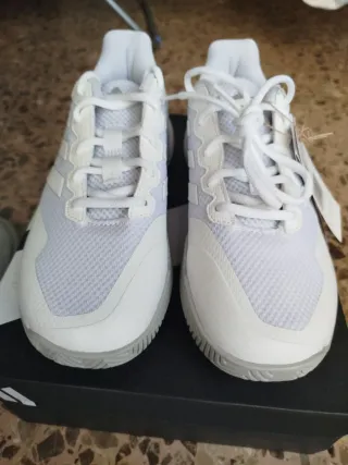 Zapatillas Adidas Gamecourt 2 W Gris/Blanco