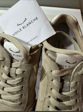 Voile Blanche Zapatillas Piel Beige Talla 40
