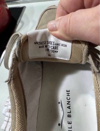 Voile Blanche Zapatillas Piel Beige Talla 40