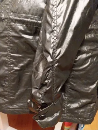 Abrigo/ cazadora Zara Negro Talla L