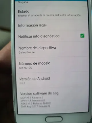 Samsung Galaxy Note 4 32GB Blanco