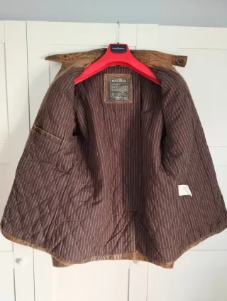 HAGO ENVÍOS Chaqueta de cuero estilo motero