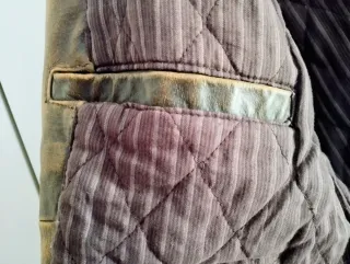 HAGO ENVÍOS Chaqueta de cuero estilo motero