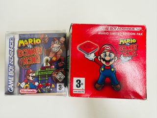 Game Boy Advance SP Mario vs Donkey Kong Ed. Limit