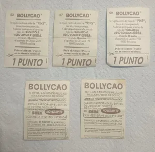 Colección adhesivos cromos Videojuegos SEGA