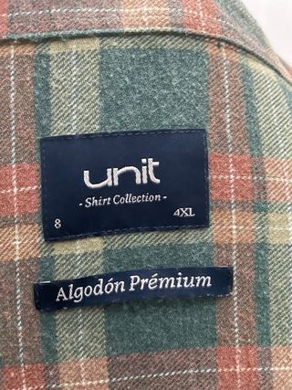 Camisa de franela a cuadros UNIT