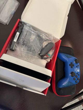 Pack + Nintendo Switch OLED Blanca