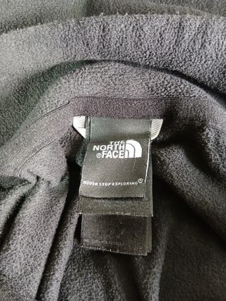 the north face pile zip woman size L black