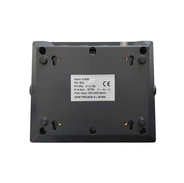 Báscula Gram K3 60kg Acero Inoxidable