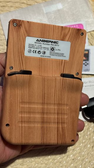 Consola Portátil ANBERNIC RG351V Madera