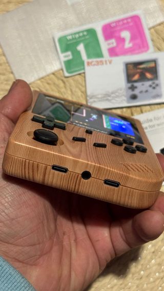 Consola Portátil ANBERNIC RG351V Madera