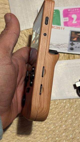 Consola Portátil ANBERNIC RG351V Madera