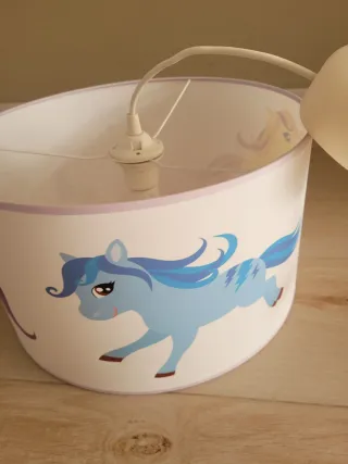 Lámpara infantil unicornios