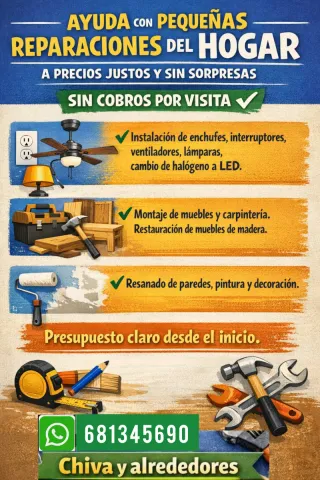 Ayuda con pequeñas reparaciones del hogar