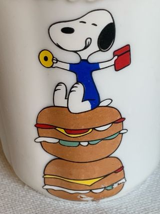 Vaso Snoopy Vintage in Ceramica