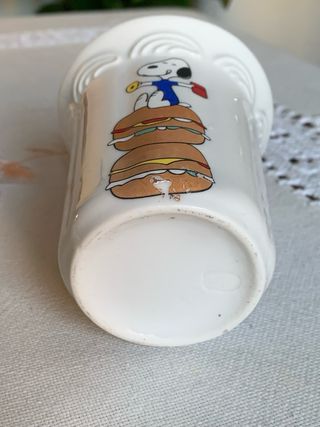 Vaso Snoopy Vintage in Ceramica