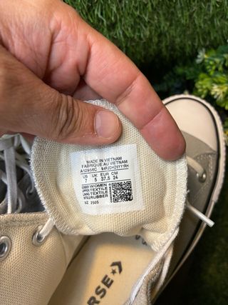 Converse Chuck Taylor Talla 37.5 Gris