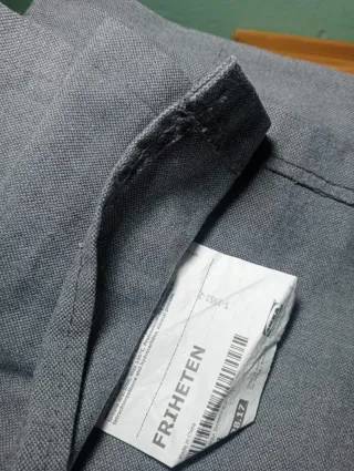 Funda reposabrazos sofá gris Friheten