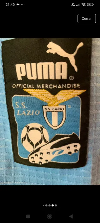 Camiseta Lazio Vintage Puma 90s