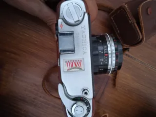 Funda cámara cuero Yashica