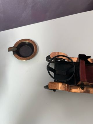 Soprammobile auto vintage rame