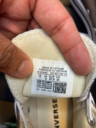 Converse Chuck Taylor All Star Taglia 37.5 Grigio