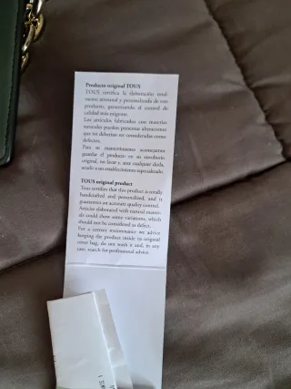 Bolso Tous Blanco y Beige