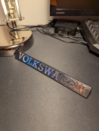 Scritta Logo Volkswagen Auto