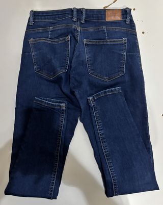 Pantalón Bershka Push Up Talla 38 Azul