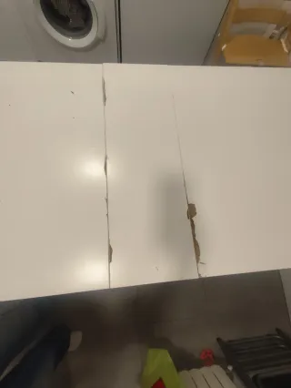 Mesa plegable Ikea blanca