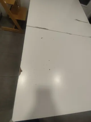 Mesa plegable Ikea blanca