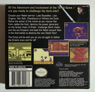 STAR WARS THE RETURN OF THE JEDI GAME BOY USA