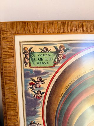 Cuadro de astronomía antiguo