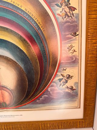 Cuadro de astronomía antiguo