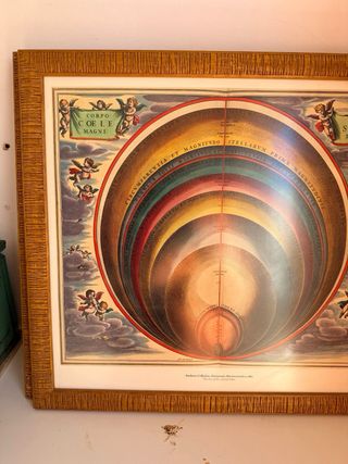 Cuadro de astronomía antiguo