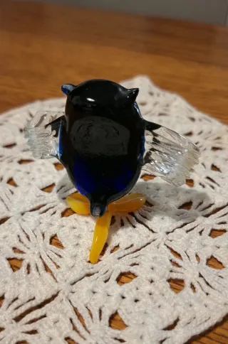 Gufo in vetro di Murano