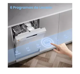 Lavavajillas COMFEE' CDWEF1034BW independiente