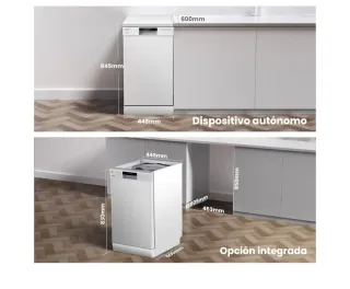 Lavavajillas COMFEE' CDWEF1034BW independiente