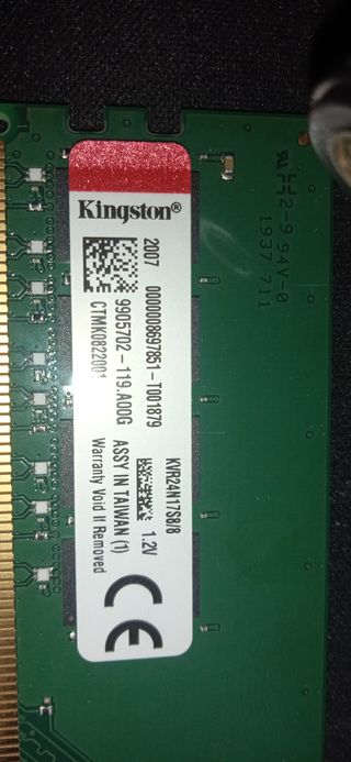 2x 8GB DDR4 2400MHz RAM KINGS