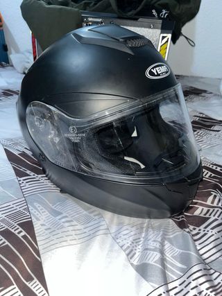 Casco de moto YEMA negro Talla L